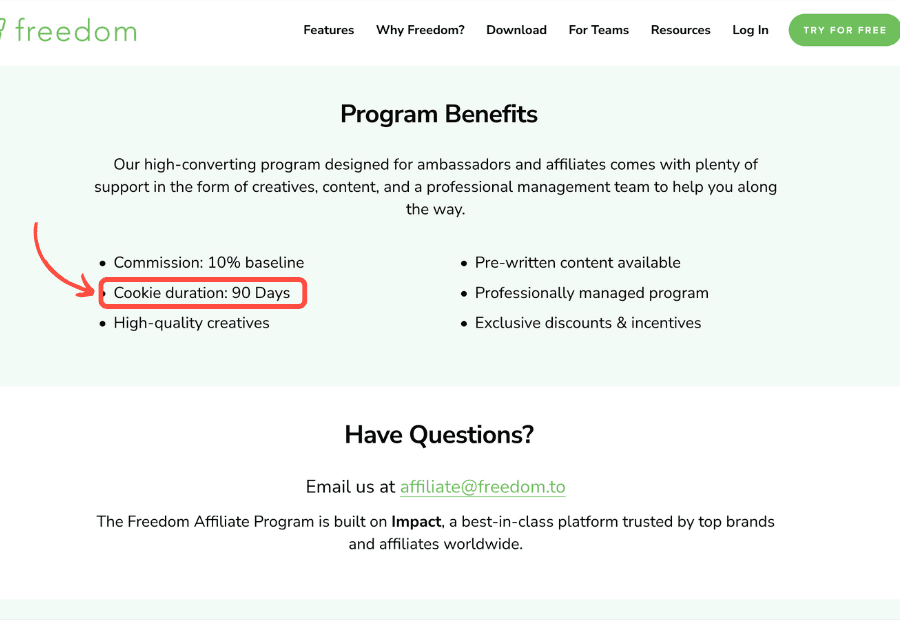 Program Benefits